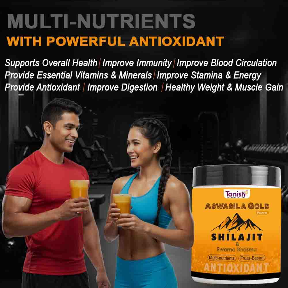 Aswasila Gold – Ayurvedic Multivitamin for Energy, Digestion & Muscle Health | Benefits of Gold, Shilajit & Ashwagandha - Image 7