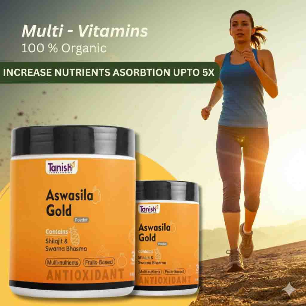 Aswasila Gold – Ayurvedic Multivitamin for Energy, Digestion & Muscle Health | Benefits of Gold, Shilajit & Ashwagandha - Image 9