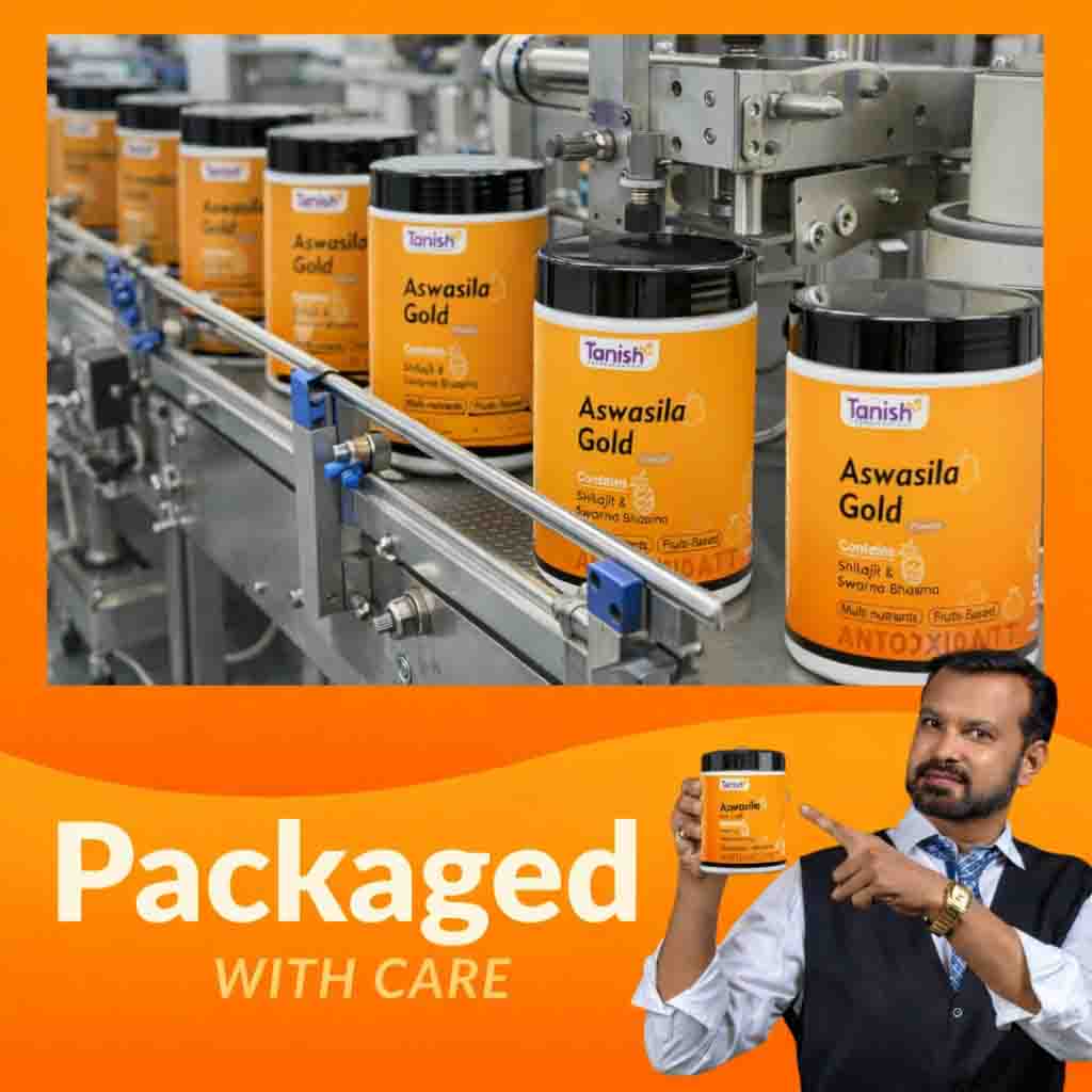 Aswasila Gold – Ayurvedic Multivitamin for Energy, Digestion & Muscle Health | Benefits of Gold, Shilajit & Ashwagandha - Image 16