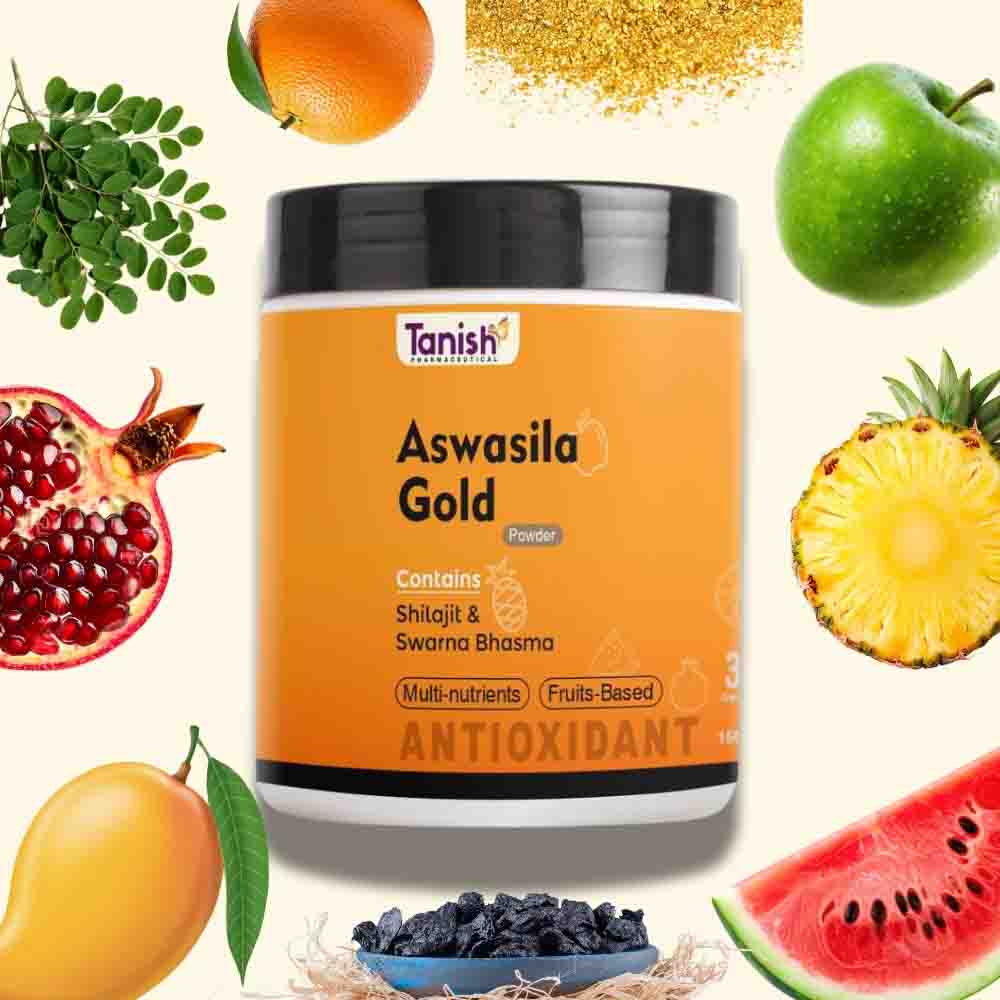 Aswasila Gold – Ayurvedic Multivitamin for Energy, Digestion & Muscle Health | Benefits of Gold, Shilajit & Ashwagandha - Image 2