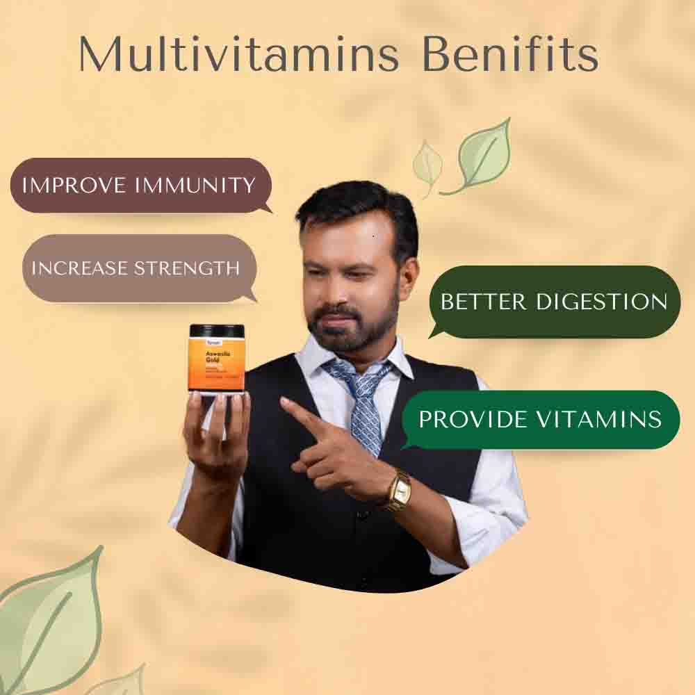 Aswasila Gold – Ayurvedic Multivitamin for Energy, Digestion & Muscle Health | Benefits of Gold, Shilajit & Ashwagandha - Image 11