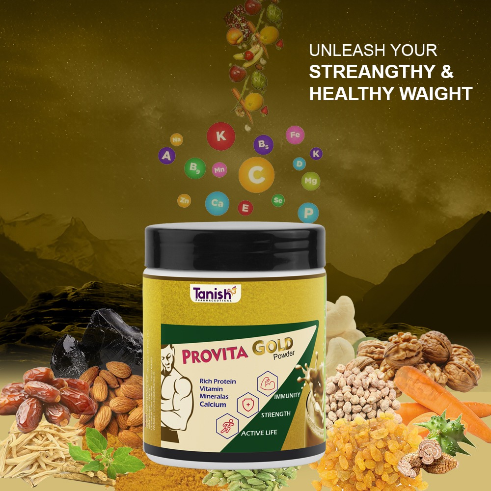 Provita Gold Ayurvedic Nutrition Supplement for Energy & Muscle Health - Image 3
