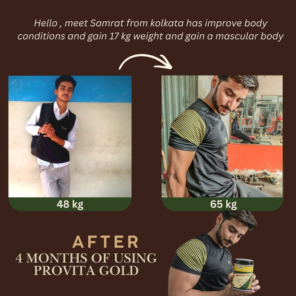 Provita Gold Ayurvedic Nutrition Supplement for Energy & Muscle Health - Image 4