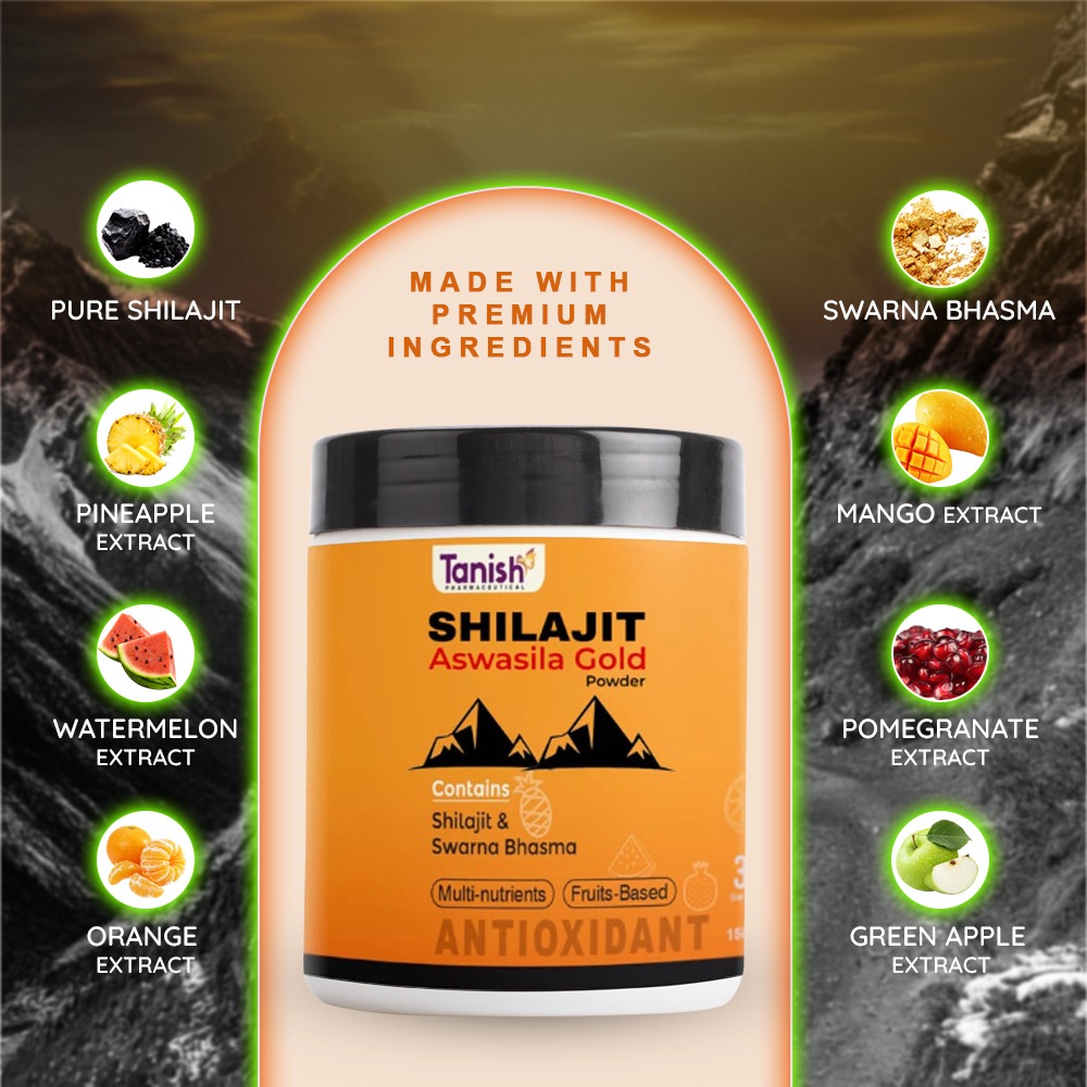 Aswasila Gold – Ayurvedic Multivitamin for Energy, Digestion & Muscle Health | Benefits of Gold, Shilajit & Ashwagandha - Image 10