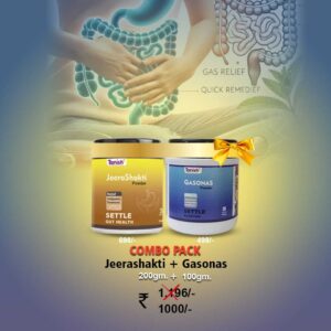 Jeera Shakti + Gasonas Combo Pack – – Digestive Balance & Gas Relief